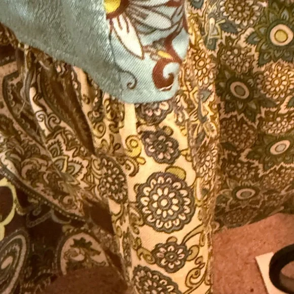 Patchwork Floral Maxi Skirt - Multicolor - Picture 7 of 13